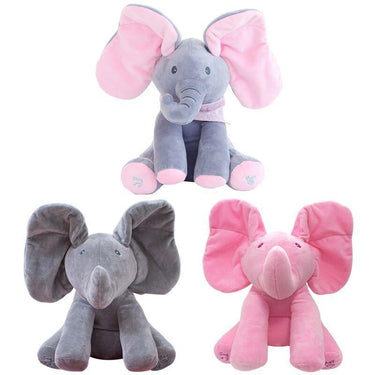 JoyPet | Elefante de peluche interactivo para bebés - Juguete suave y cantador